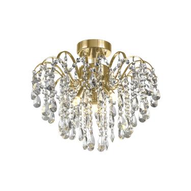 Imagem de Plafon Blumenau Cristal Amarílis G9 Bivolt