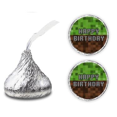 Imagem de Adesivos de beijos de mineiro de 216 pixels, adesivos de beijos para festa de aniversário, meninos e meninas, lembrancinhas de festa temáticas Great Mine, decorações de eventos de artesanato, doces