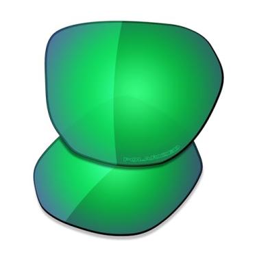 Imagem de SAUCER Lentes de reposição premium para óculos de sol Oakley Latch Beta OO9436 de alta definição - Verde jade polarizado