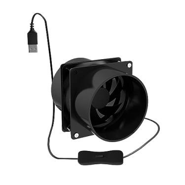 Imagem de FPOUT USB 1 velocidade solda absorvente de fumaça ESD exaustor de fumaça ventilador duto exhuast ventilador com 1/3/6 m ventilador de ventilação de banheira