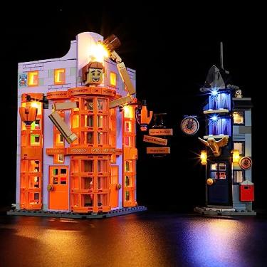 Imagem de GEAMENT LED Light Kit Compatible with Lego Diagon Alley: Weasleys' Wizard Wheezes - Lighting Set for 76422 Model Set (Model Set Not Included)