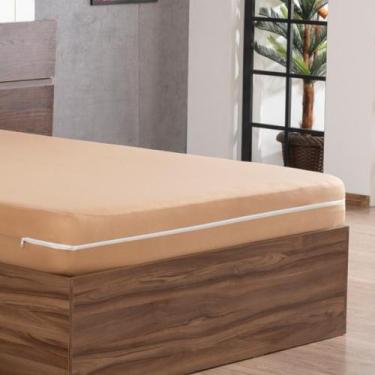 Imagem de Capa Colchão Casal Queen Size Em Malha Zíper Estilo E - Jm Enxovais