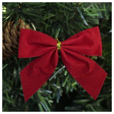 Imagem de Enfeite árvore Natal Laço Vermelho 7cm 150 Unidades