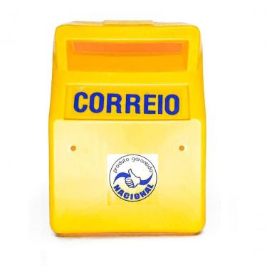 Imagem de Caixa Correio Para Grade Plastica Amarela - Nacional