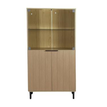 Imagem de Cristaleira Ditália 4 Portas E-964 Cor Riviera