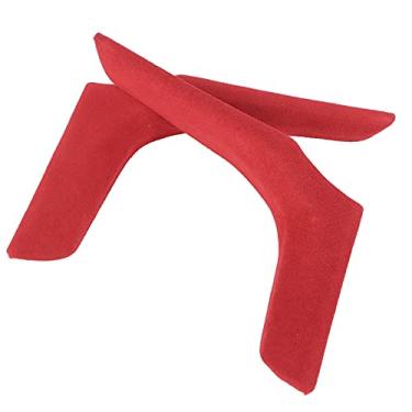 Imagem de 2PCS Premium Camurça o Volante do Volante Fit para 3 Séries G20 G28 2018-2021 Cinza Escuro, Elegante e (Vermelho)