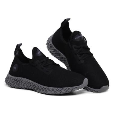 Imagem de Tênis Masculino Ascension Enerzy – Conforto e Estilo para Caminhada, Academia e Treinos Leves | Leve, Resistente e Respirável (Perto e Cinza, BR, Adulto, Numérico, 35)