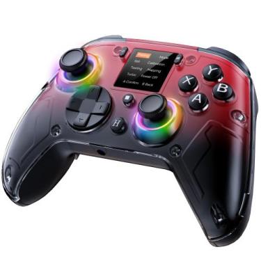 Imagem de Controlador de jogos sem fio GUSGU G7 com tela interativa