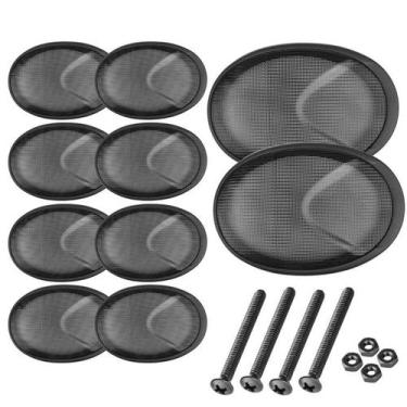 Imagem de Kit 10 Tela Alto Falante 6x9 Polegadas Com Parafuso Metálica - PERMAK
