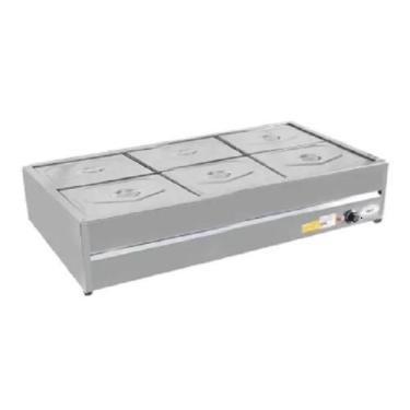 Imagem de Buffet de Mesa Térmico 6 Cubas 1/2 X 100 BMT 06 Ibet, 110V