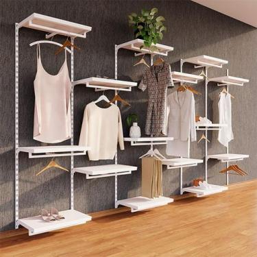 Imagem de Conjunto Estante Cremalheira Comac 6 Estantes 15 Prateleiras 370x200 c