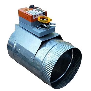 Imagem de Zona Damper redondo de 15,24 cm (Zoneamento HVAC) – Pré-minum de substituição para Honeywell, EWC, Durozone, mais (06)