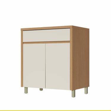 Imagem de Balcao Condessa 2 Portas 1 Gaveta 80cm 100 MDF CRV-CRG Nesher