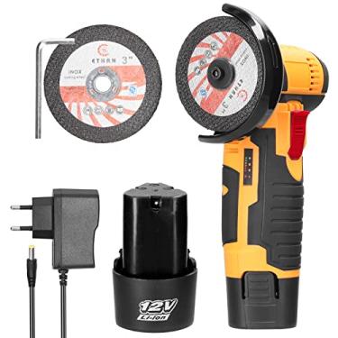 Imagem de Mini retificadora elétrica multifuncional de 19500 rpm, cortador portátil para corte, polimento, cerâmica, azulejo, madeira, pedra