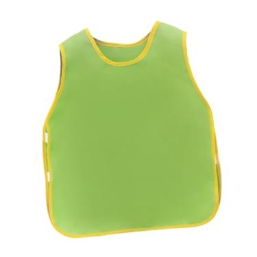 Imagem de Ｂｅｓｇａ Blusa de arte sem mangas para meninos e meninas, atividade de pintura e artesanato para jardim de infância casa, Verde