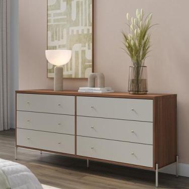 Imagem de Cômoda 6 Gavetas Jasper 178 Cm - Província