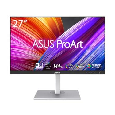 Imagem de ASUS Monitor profissional ProArt 27 polegadas 1440P (PA278CGV) - IPS, QHD (2560 x 1440), 144Hz, 95% DCI-P3, E < 2, Verificação Calman, USB-C PD 90W, FreeSync Premium, DisplayHDR 400, altura ajustável