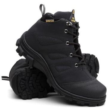 Imagem de Bota Coturno Masculina Adventure Cano Curto 2 Cores Confortável e Resi