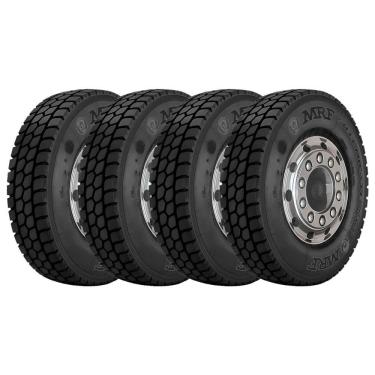 Imagem de Pneu MRF 295/80 R22.5 Steel Muscle Plus S3C8 152/149M 16PR Borrachudo Kit4