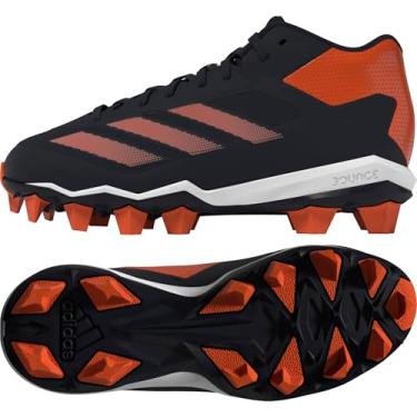 Imagem de adidas Tênis de beisebol masculino Adizero Impact Molded (bebê/criança pequena), Team Royal Blue/Team Power Red/Team Power Red, 12 Little Kid