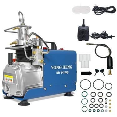 Imagem de Bomba de compressor de ar de alta pressão YONG HENG 4500Psi/30Mpa/, bomba de compressor de ar Pcp, versão com parada automática e filtro separador de óleo e água integrado