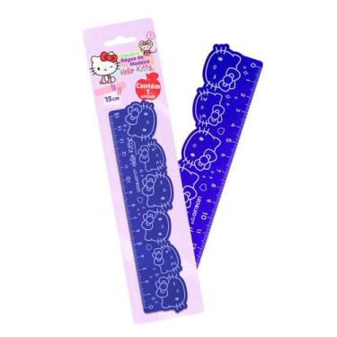 Imagem de Régua de Madeira Hello Kitty 15cm - Leonora