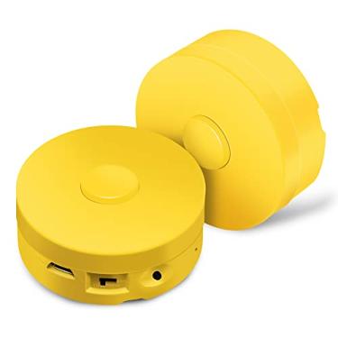 Imagem de JRGKJCP Gravador de voz de 16 minutos, mensagem personalizada para brinquedo de pelúcia, urso de pelúcia, brinquedo de boneca e travesseiro (pacote com 2 + amarelo)