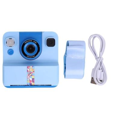 Imagem de GOWENIC Câmera Infantil Impressão Instantânea, Câmera de Impressão Térmica para Estudantes, Digital Infantil de 24MP 1080p, Com de Fotos (BLUE)