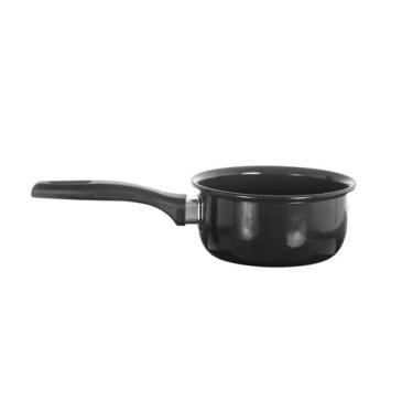 Imagem de Papeiro Frigideira De Ferro Esmaltado Ágata 14cm 900Ml Panela - Aldino