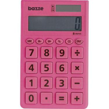 Imagem de Calculadora de Bolso 8 Dígitos Bazze Rosa - Summit
