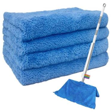 Imagem de Pano de limpeza de microfibra CODOHI Extra Large 30x20cm 4 unidades