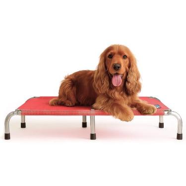 Imagem de Cama Ortopédica Suspensa Cachorro Pets Alumínio Arejada Tam. G Grande 
