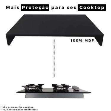 Imagem de Tampa de proteção para cooktop de 1 boca com dimensões de até 31cm x 5
