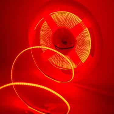 Imagem de Fita LED RED COB, 12V 5m 400LEDs/m RA>90 High CRI LED Tape Light, 16,4FT 2000LEDs IP30 COB LED Light para decoração de sala de cozinha interna (VERMELHO, 12V-3MM)