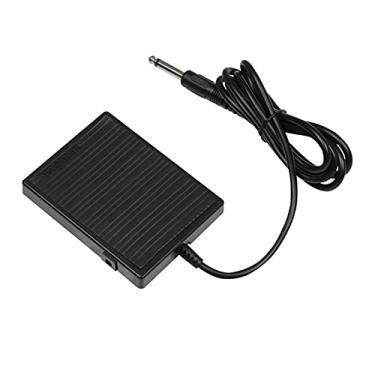 Imagem de WOTAO Pedal universal Sustain Pedal de amortecimento de pé com plugue de 6,35 mm para órgão eletrônico, teclados MIDI, pianos digitais, bateria eletrônica