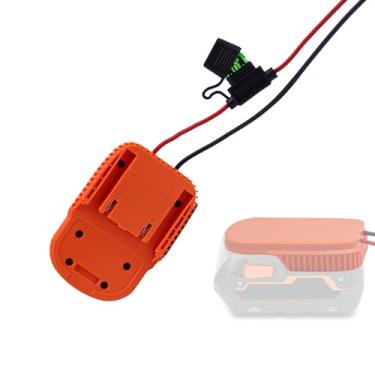 Imagem de aeobdai Adaptador de bateria DIY compatível com conector de alimentação Ridgid AEG 18V compatível com Power Wheel Rc Car Truck e-Bike DIY Subwoofer de alto-falante