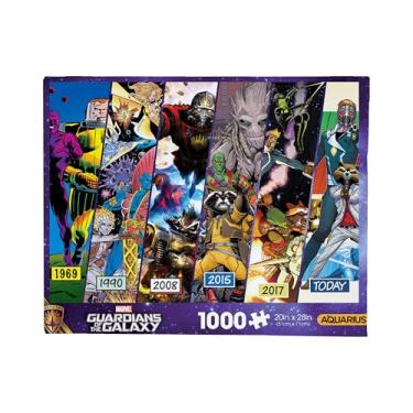 Imagem de AQUARIUS Guardians of The Galaxy Timeline Puzzle (1000 Piece Jigsaw Puzzle) - Glare Free - Precision Fit - Virtually No Puzzle Dust - Officially Licensed Marvel Merchandise & Collectibles - 20x27 in