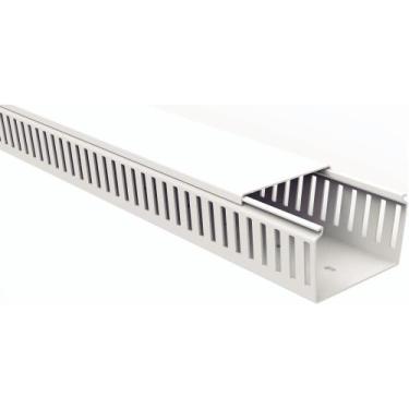 Imagem de Canaleta para Painel Tramontina Aberta Branca 80x50x2000mm