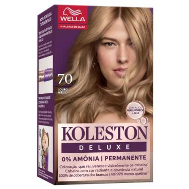 Imagem de Tintura Koleston Deluxe Louro Médio 70