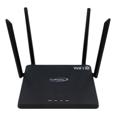 Imagem de Roteador Wireless Iuron IURON-1800 - 1800MBPS - Dual-Band - 4 Antenas 