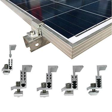 Imagem de Conjunto de montagem de painel solar Smarkey, kit de suporte Z, 4 unidades ajustáveis