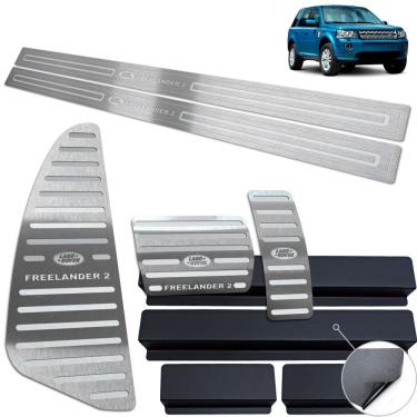 Imagem de Pedaleira Soleira Descanso Land Rover Freelander 2 Prata