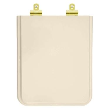 Imagem de Assento Sanitário Poliester Soft Close Square Pêssego Rosa Shell Para Vaso Incepa Com Ferragem Dourada