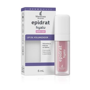 Imagem de Lip Oil Mantecorp Skincare Epidrat Hyalu Volumizador Sem Cor 6ml