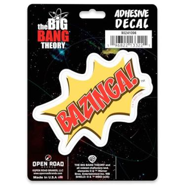 Imagem de Adesivo de vinil The Big Bang Theory Bazinga - Adesivo divertido com citação Sheldon para laptop ou notebook