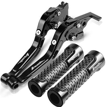 Imagem de Para Aprilia RSV4R Factory 2009-2019 Acessórios CNC Motocicleta Alavancas de Embreagem de Freio Extensíveis Pegas Alavanca de Embreagem de Freio de Motocicleta (Cor: 1)