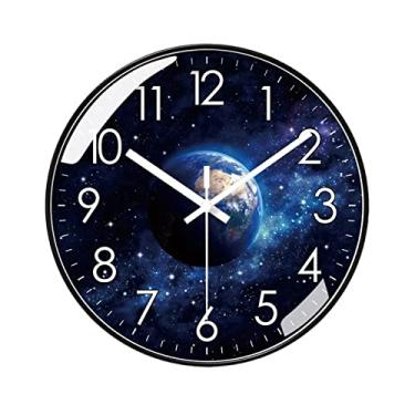 Imagem de WYUYIWH Relógio de parede 25.4 cm/30.5 cm/35.6 cm Moderno Minimalista e Moderno Relógio de Parede Casa Sala de Estar Quarto Relógio Silencioso Horloge Murale (Cor: D, Tamanho: 30.5 cm)