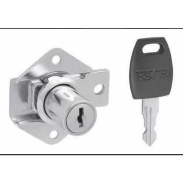 Imagem de Fechadura Porta E Gaveta ArmÃrio 22mm 5 Und. Segredo Iguais - ferragen