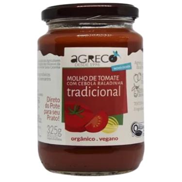 Imagem de Kit 3X: Molho de Tomate Tradicional Orgânico Agreco 325g