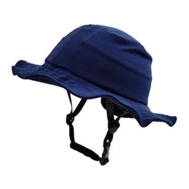 Imagem de rockible Boné de capacete de bicicleta, chapéu de pesca, resistente a impactos, confortável, chapéu de ciclista em formato de para mulheres unissex, ciclismo, Blue L
